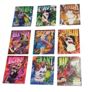 Lot of 9 NBA Cards 1996 Skybox Z Force